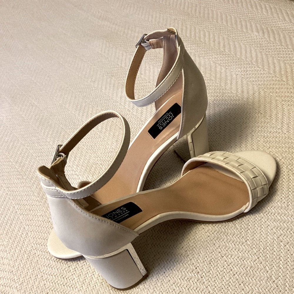 Classy White Strap Heels